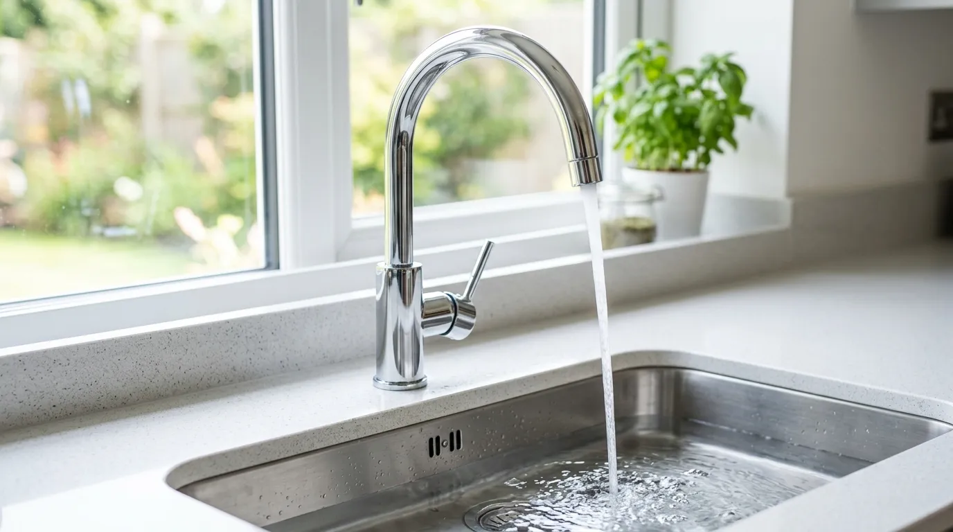 Local Plumbing Master Pros same day plumber fixing a faucet in Garrison, TX
